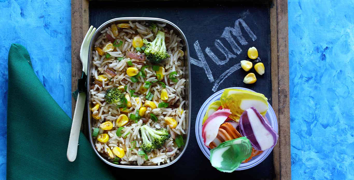 Corn fried rice 